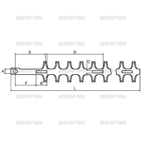 PENTE CORTA SEBES STIHL HS81/82 (UNICO)